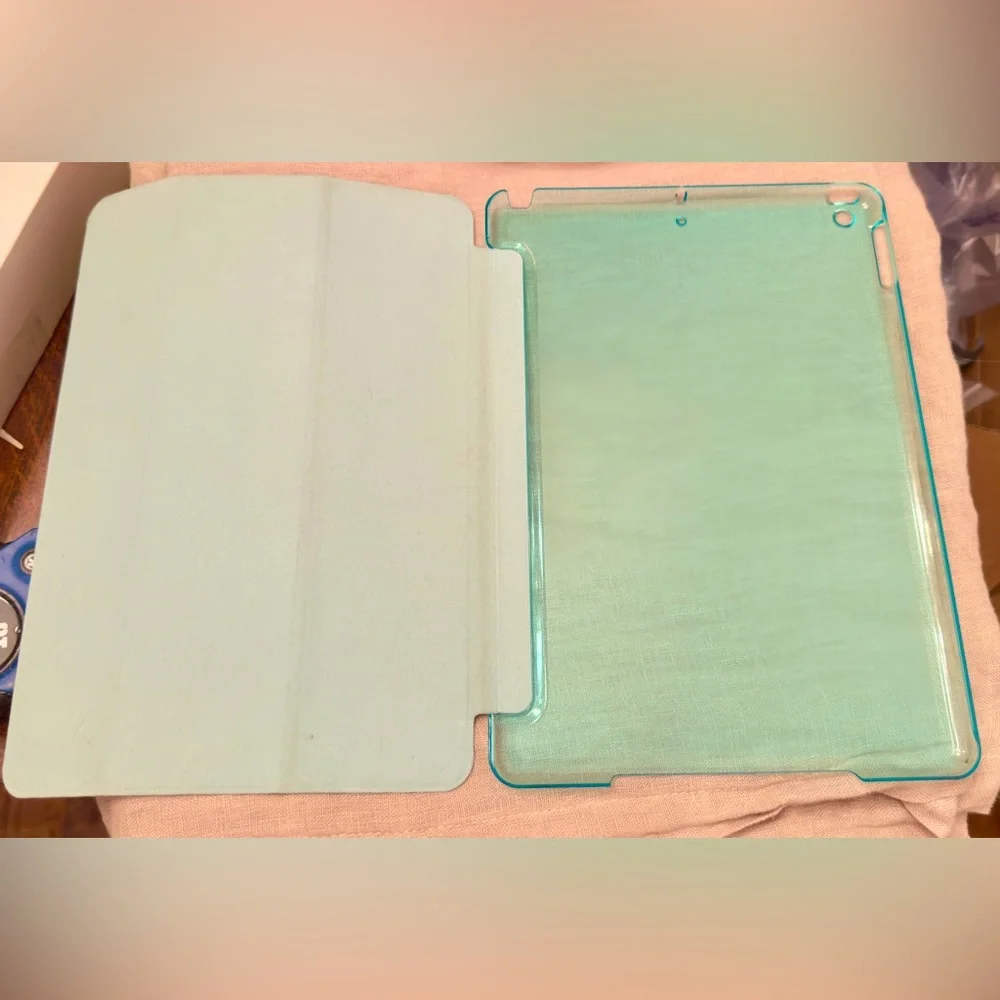 PROCASE Turquoise Blue iPad Case Hard Back Folio